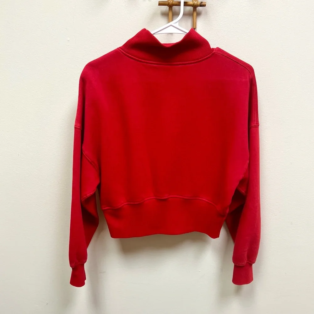 Wild Fable ❤️ Apres Ski Club Fleece-Lined Mock-Neck Sweatshirt - Picture 5 of 5